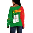 Burkina Faso Pentagon Style Women's Sweater