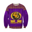 GetteeStore Sweatshirt - Personalised Omega Psi Phi Bull Dogs Special Crewneck Sweatshirt J5