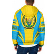 Getteestore Clothing - Rwanda Action Flag Padded Hooded Jacket A35