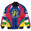 Africazone Clothing - Central Africa Action Falg Bomber Jacket A35