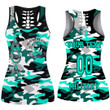 Africazone Clothing - Delta Omicron Alpha  Camo Hollow Tank Top A35 |Africazone.store