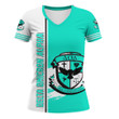 Delta Omicron Alpha Rugby V-neck T-shirt A35 | africazone.store