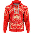 Delta Sigma Theta Floral Pattern Zip Hoodie A35 | Africazone.store