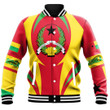 Africazone Clothing - Guinea Action Flag Baseball Jacket A35
