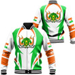 Africazone Clothing - Niger Action Flag Baseball Jacket A35
