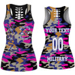 Africazone Clothing - Nu Psi Zeta Camo Hollow Tank Top A35 |Africazone.store
