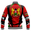 Africazone Clothing - Kenya Action Flag Baseball Jacket A35