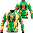 Africazone Clothing - Republic Of The Congo Action Flag Baseball Jacket A35