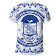 Africazone Clothing - Phi Beta Sigma Floral Pattern T-  shirt A35