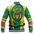 Africazone Clothing - South Africa Action Flag Baseball Jacket A35