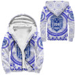 Africazone Clothing -  Zeta Phi Beta Floral Pattern Sherpa Hoodies A35 | Africazone.store