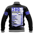 Zeta Phi Beta Baseball Jackets A35 | africazone.store