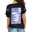 Zeta Phi Beta One Shoulder Shirt A35 | africazone.store
