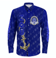 Africazone Clothing - Zeta Phi Beta Wanted Long Sleeve Button Shirt A35