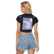 Zeta Phi Beta Women's Raglan Cropped T-shirt A35 | africazone.store