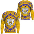 Africazone Clothing - Sigma Gamma Rho Floral Pattern Sweatshirts A35