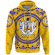 Africazone Clothing - Sigma Gamma Rho Floral Pattern Zip Hoodie A35