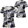 Alpha Lambda Psi  Camo Rugby V-neck T-shirt A35 |africazone.store