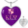 Africazone Necklace - KEP Necklace Rose Luxury Heart A35