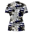 Alpha Lambda Psi  Camo Rugby V-neck T-shirt A35 |africazone.store