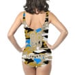 Pi Mu Phi Camo Women Low Cut Swimsuit A35 |Africazone.store