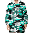 Delta Omicron Alpha  Camo Oodie Blanket Hoodie A35 |Africazone.store