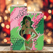 Africa Zone Candle Holder -  AKA  Sorority Special Girl Candle Holder | africazone.store
