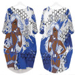 Africa Zone Clothing - Zeta Phi Beta Sorority Special Girl Batwing Pocket Dress A35 | Africa Zone