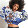 Africa Zone Clothing - Zeta Phi Beta Sorority Special Girl Croptop Hoodie A35 | Africa Zone