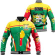 1sttheworld Clothing - Benin Active Flag Baseball Jacket A35