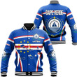 1sttheworld Clothing - Cape Verde Active Flag Baseball Jacket A35