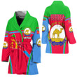 1sttheworld Clothing -Eritrea Active Flag Bath Robe A35