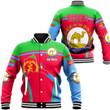 1sttheworld Clothing - Eritrea Active Flag Baseball Jacket A35