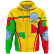 1sttheworld Clothing - Mali Active Flag Zip Hoodie A35