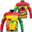 1sttheworld Clothing - Guinea Bissau Active Flag Baseball Jacket A35