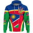 1sttheworld Clothing - Namibia Active Flag Hoodie A35