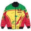 1sttheworld Clothing - Republic of the Congo Active Flag Bomber Jacket A35