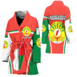 1sttheworld Clothing -Madagascar Active Flag Bath Robe A35