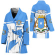 1sttheworld Clothing -Somalia Active Flag Bath Robe A35