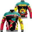 1sttheworld Clothing - Mozambique Active Flag Baseball Jacket A35