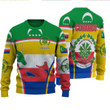 1sttheworld Clothing - Comoros Active Flag Knitted Sweater A35