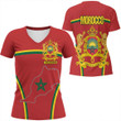 1sttheworld Clothing - Morocco Bincjou Women V-neck T-Shirt A35