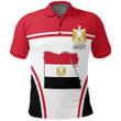 1sttheworld Clothing - Egypt Active Flag Polo Shirt A35