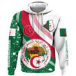 1sttheworl Clothing - Algeria Special Flag Zip Hoodie A35