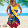 1sttheworld Clothing - Venezuela Special Strap Summer Dress A35