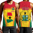 1sttheworld Clothing - Ghana Active Flag Men Tank Top A35