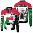 1sttheworld Clothing - Sudan Active Flag Fleece Winter Jacket A35