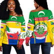 1sttheworld Clothing -  Comoros Active Flag Off Shoulder Sweater A35