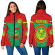 1sttheworld Clothing - Mauritania Active Flag Women Padded Jacket a35