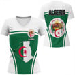1sttheworld Clothing - Algeria Bincjou Women V-neck T-Shirt A35